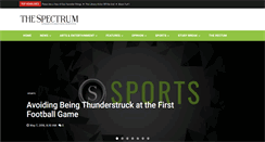 Desktop Screenshot of ndsuspectrum.com