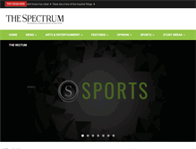 Tablet Screenshot of ndsuspectrum.com